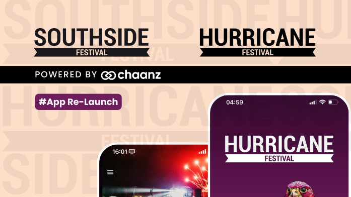 Ging am 6. September 2024 an den Start: Die Begleit-Apps zum Southside und Hurricane.