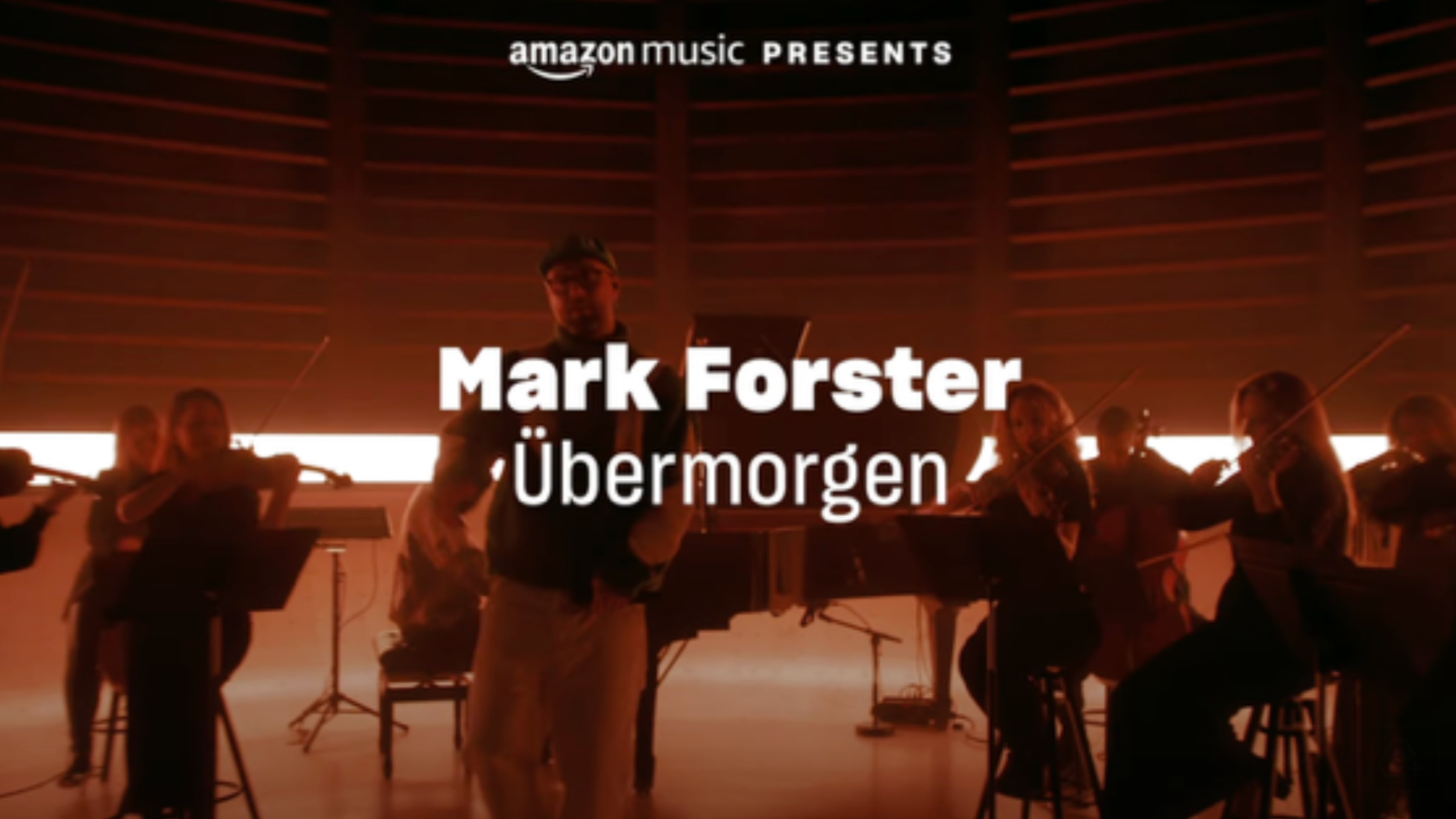 Spielte für Amazon Music eine "Curved"-Session ein: Mark Forster bei seinem Auftritt in den Amazon Music Content Studios in London.