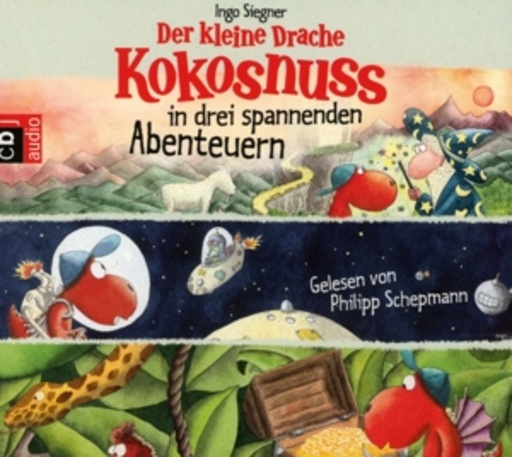 Der kleine Drache Kokosnuss in drei spannenden Abenteuern