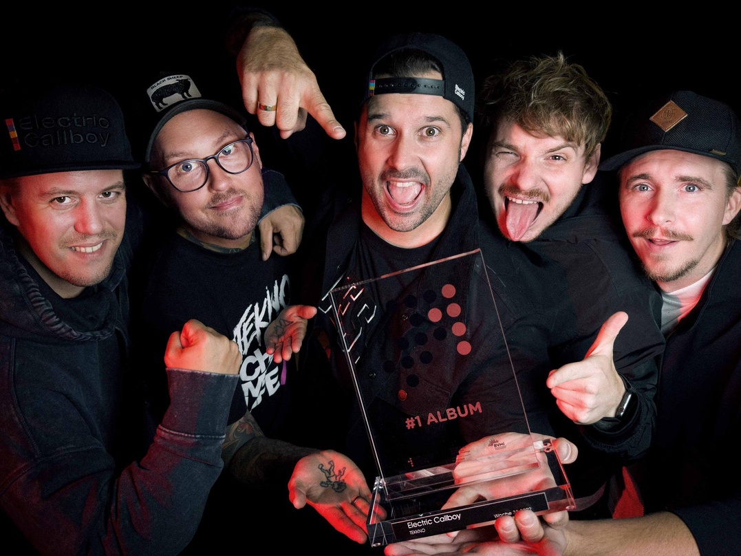 Erhielten den Nummer-eins-Award von GfK Entertainment: Electric Callboy