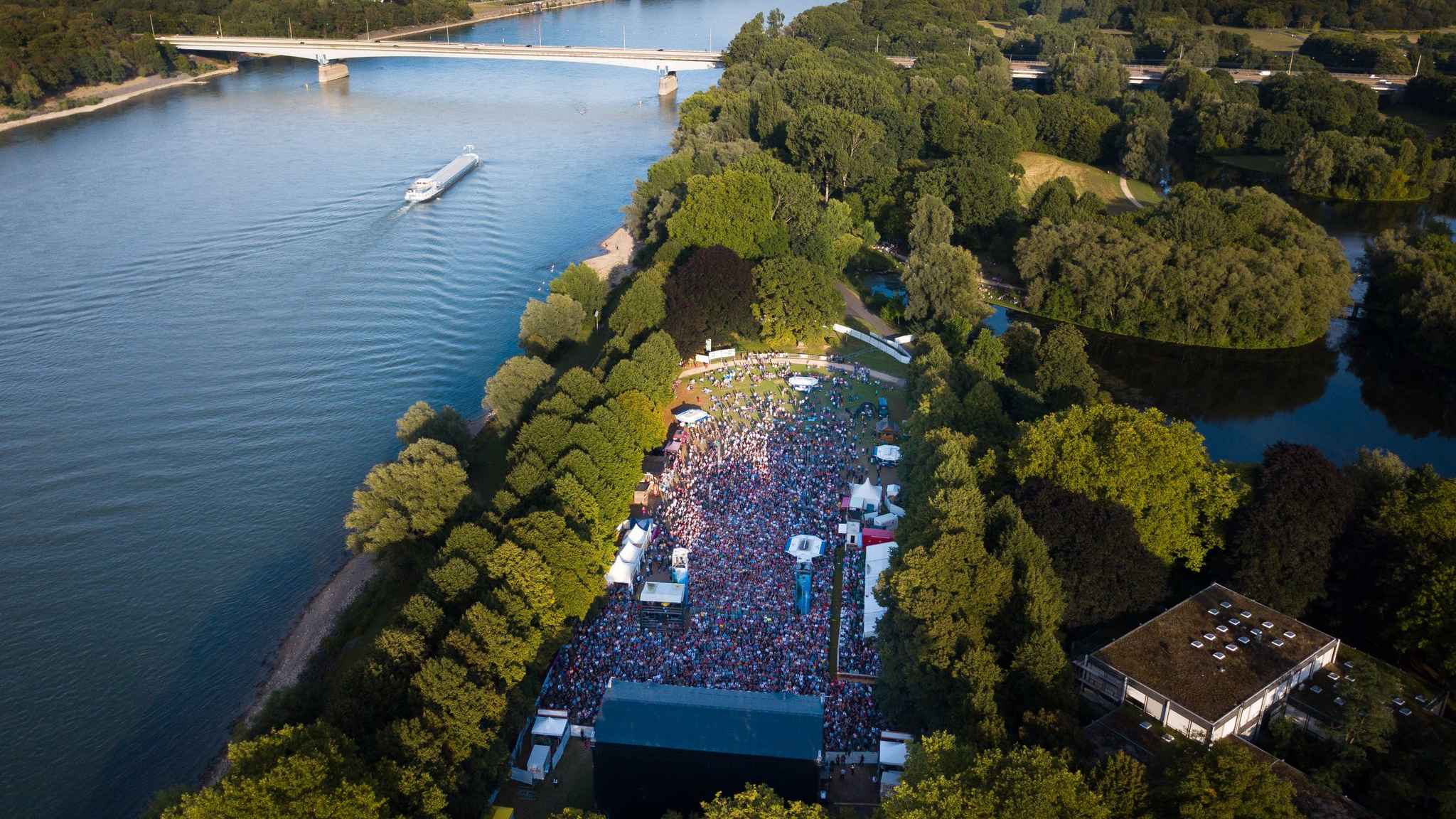 Direkt am Rhein: Kunst!Rasen 2025 steht bei schon 35.000 verkauften Tickets.