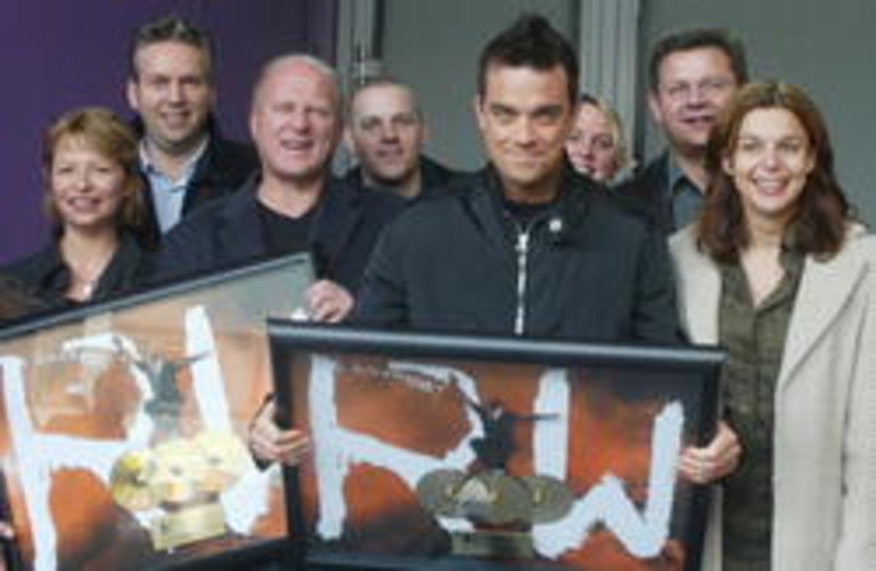 Schon dreimal Gold: Robbie Williams