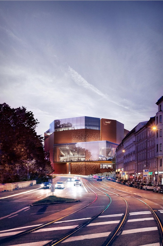 So soll er aussehen: der Gasteig im Entwurf des Architekturbüros Henn