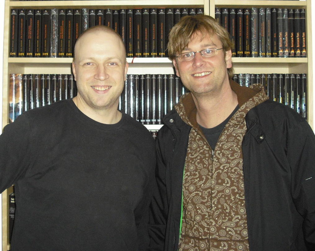 Neue Kooperationspartner: Dennis Erhardt (l.), Geschäftsführer Zaubermond, und Martin Ruder, Head of Labelmanagement SPV)