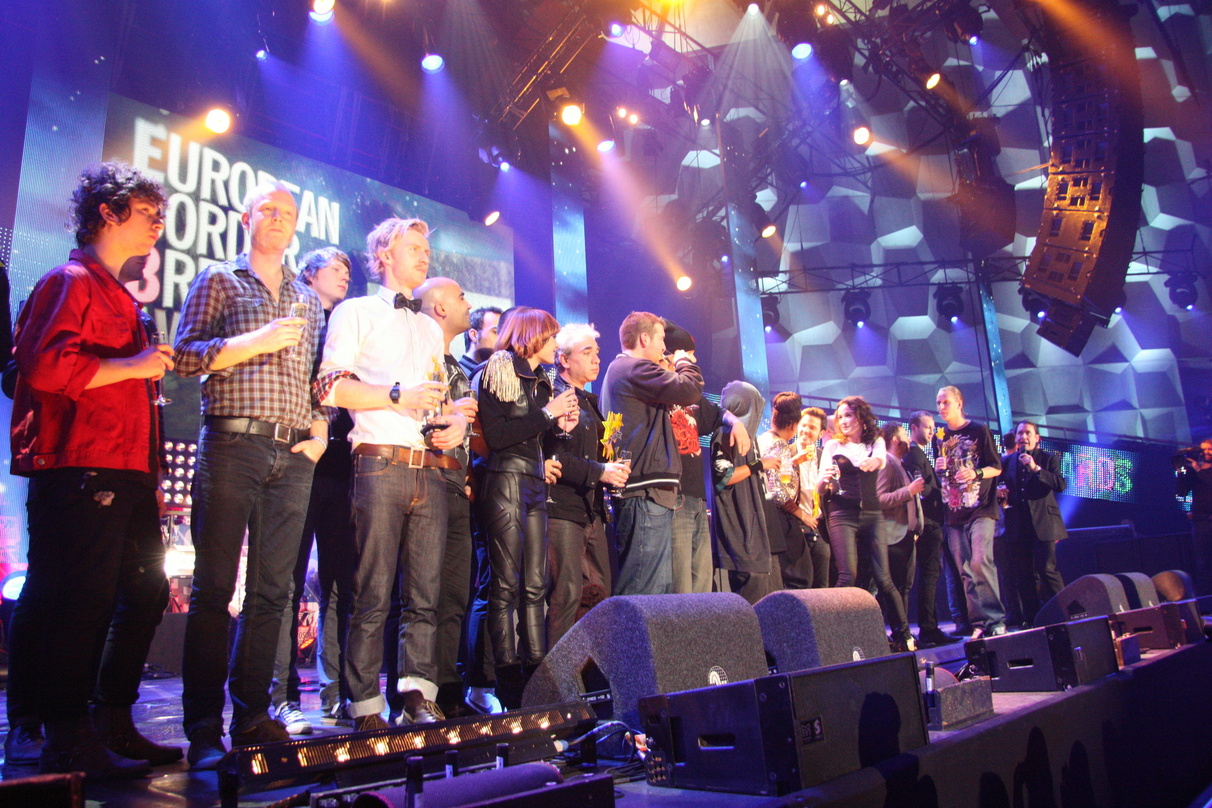 Alle EBBA-Sieger 2013 auf der Bühne im De Oosterport