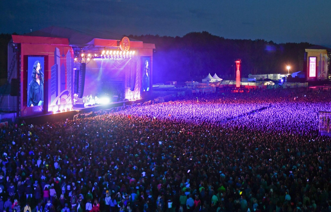 Ging erstmals auf der Rennbahn Hoppegarten über die Bühne: das Lollapalooza Berlin