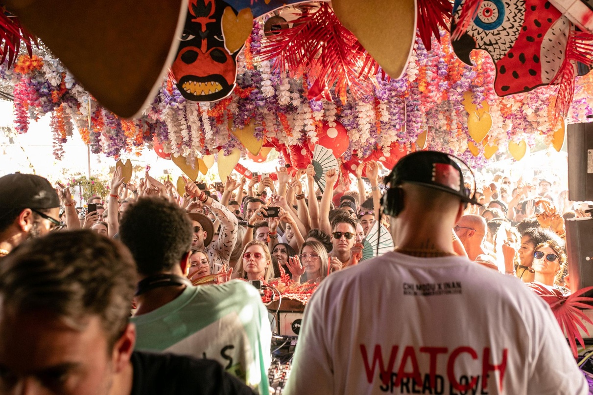 Bei seinem Set in der Kiesgrube 2018: Loco Dice