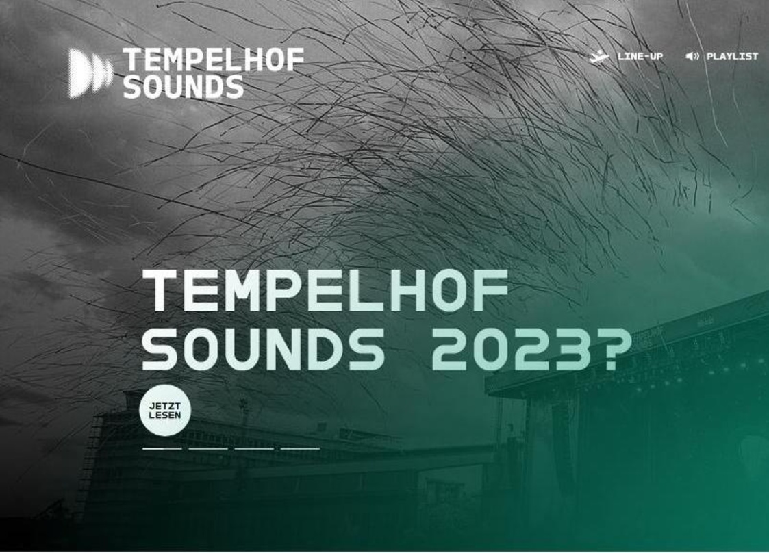 Abgesagt für 2023: das Berliner Festival Tempelhof Sounds