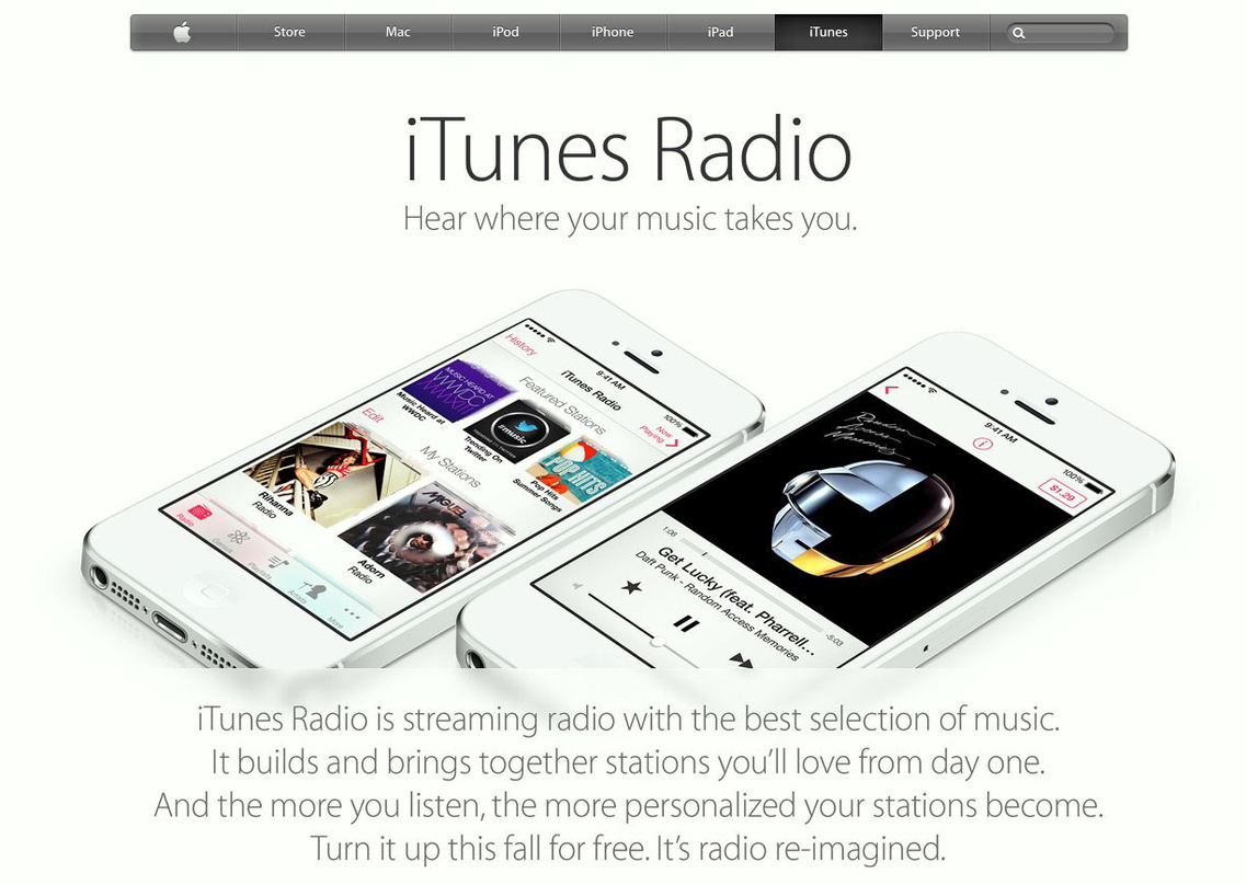 Für einen Werbeslot bei diesem Dienst mussten Firmen eine Million Dollar zahlen: das neue iTunes Radio