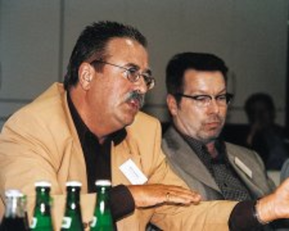 Weinerliche Branche? Das diskutierten unter anderem Wolf-D. Gramatke und Gerd Gebhardt (r.)