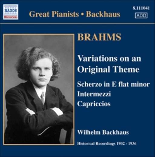 Wilhelm Backhaus – Variations On An Original Theme
