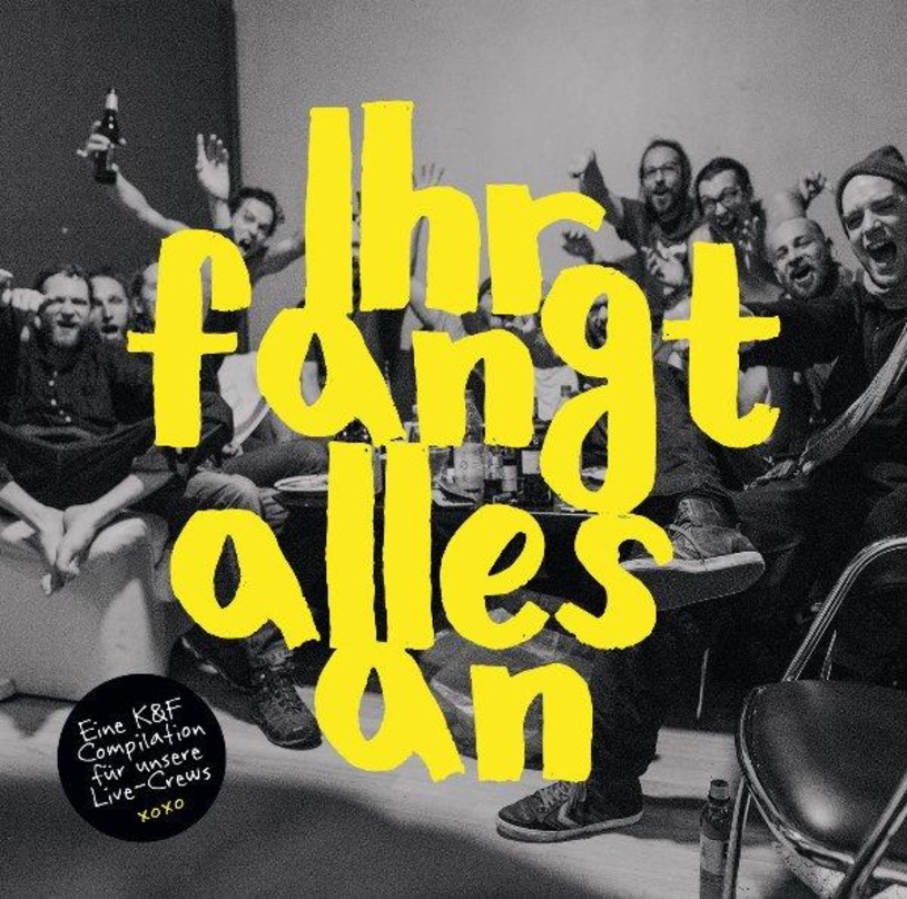 Soll Livemusikern und Tourcrews unter die Arme greifen: der Sampler der K&F-Künslter