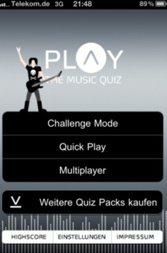 Quiz-App mit Universal-Inhalten: "Play - The Music Quiz"