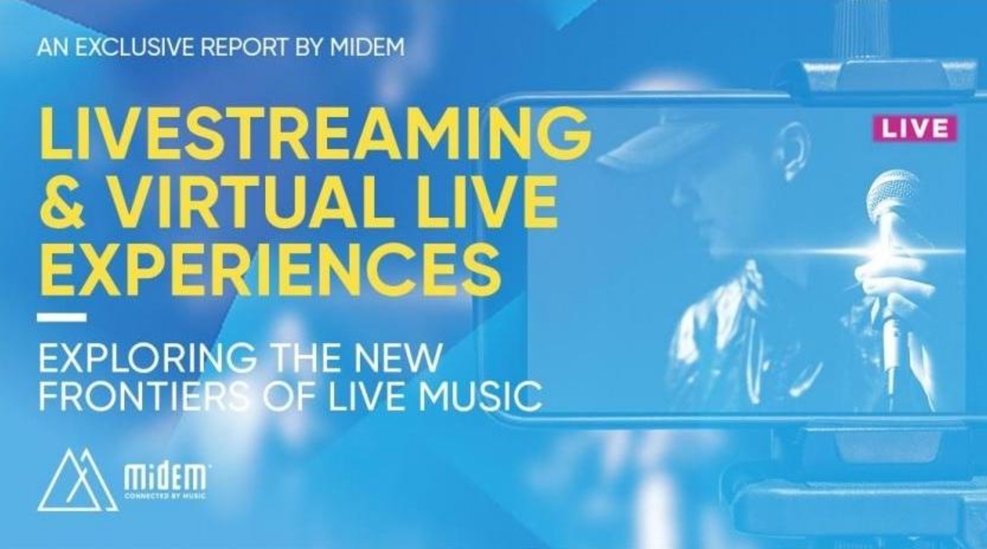 Sieht eine größere Rolle von Livestreaming: eine neue Midem-Studie