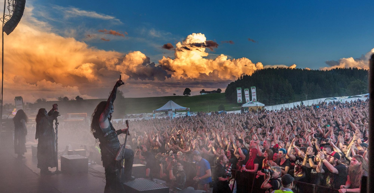 Standen beim Rock The King im Allgäu auf der Bühne: Powerwolf