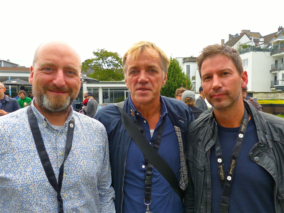 Laden im August zur c/o pop ein: Ralph Christoph (links), Norbert Oberhaus (beide c/o pop) und Fabian Gerhartz (White Rabbit)
