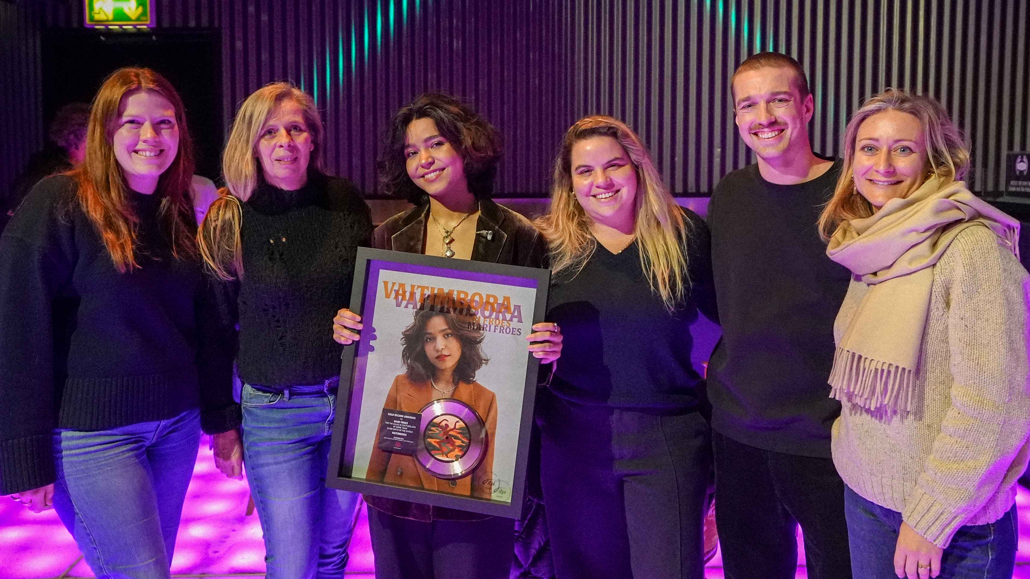 Trafen sich im Plaza Zürich (von links): Caroline Fregelius (Head of International Product Management & Catalog), Julie Born (Managing Director, beide Sony Music Switzerland), Mari Froes, ...