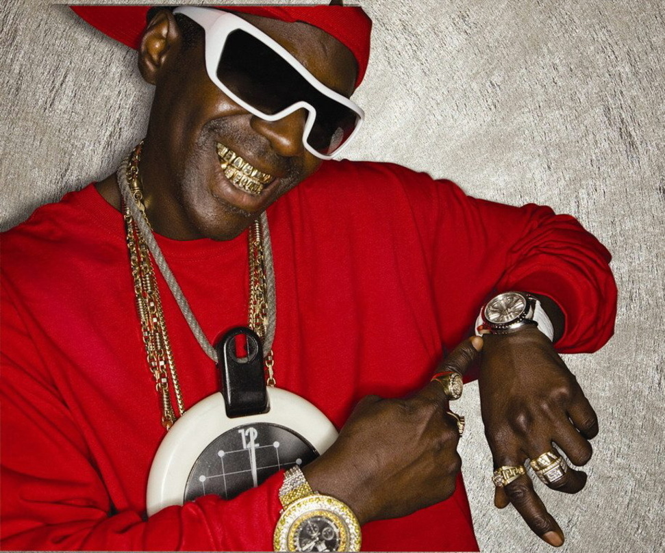 Immer noch auf der Höhe der Zeit: Flavor Flav von Public Enemy
