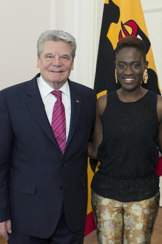 Kam auf Einladung ins Schloss Bellevue: Ivy Quainoo