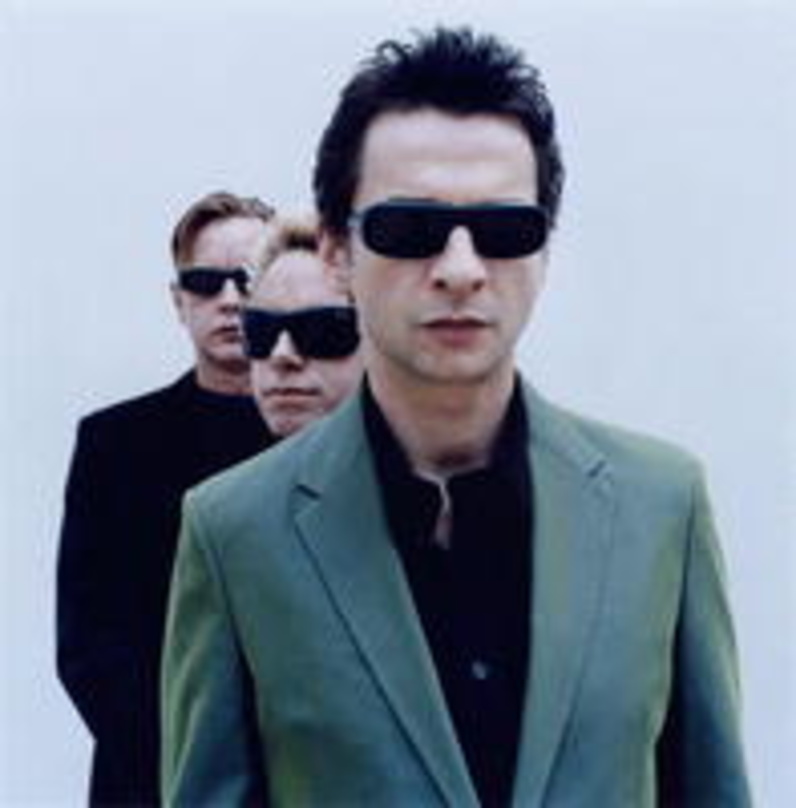 Treusorgender Familienvater: Dave Gahan (vorne)