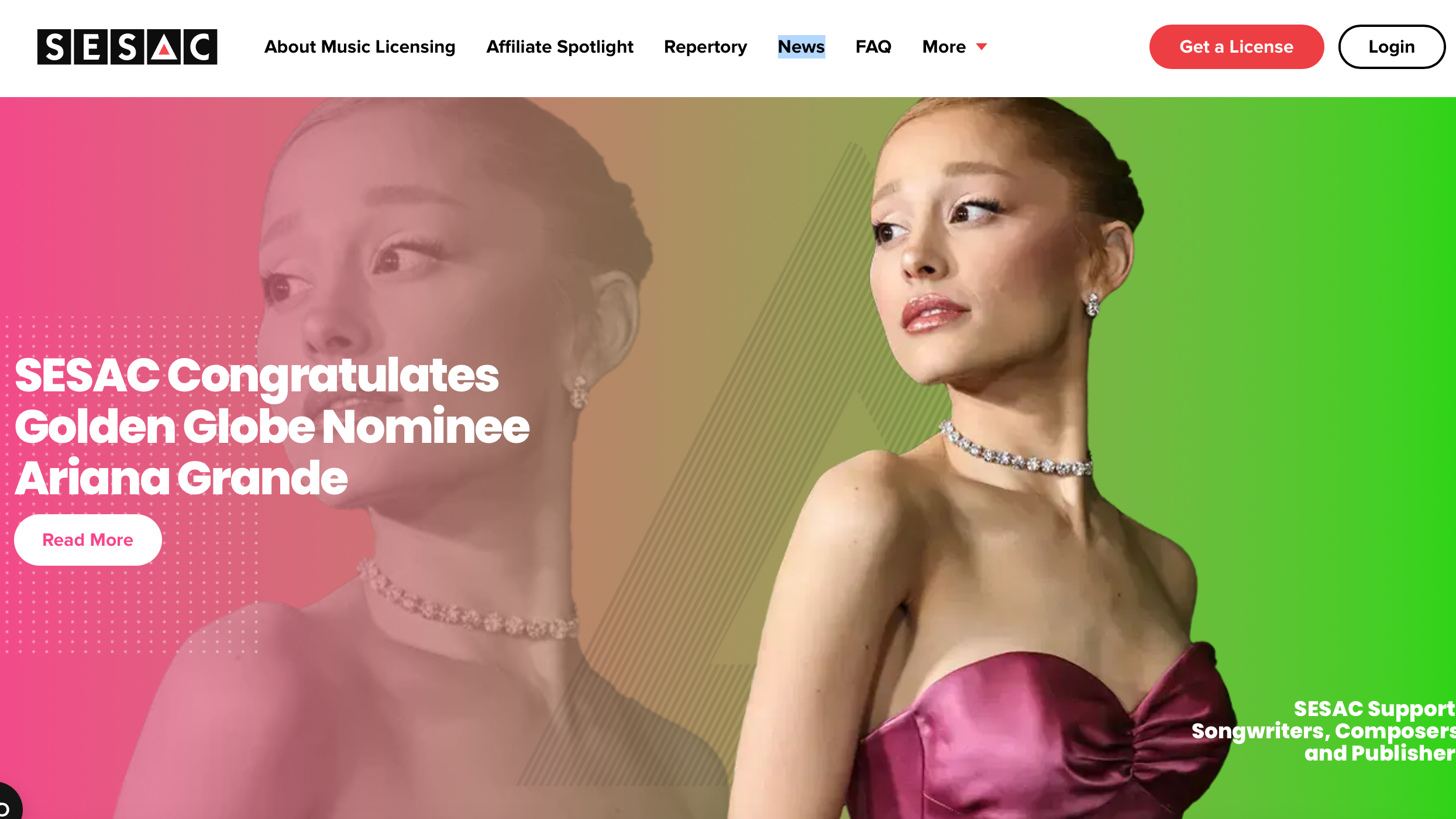 Zählt prominente Künstler:innen wie Ariana Grande zu ihren Aushängeschildern: die US-amerikanische Verwertungsgesellschaft SESAC, die seit 2017 zum Portfolio der Beteiligungsgesellschaft B...
