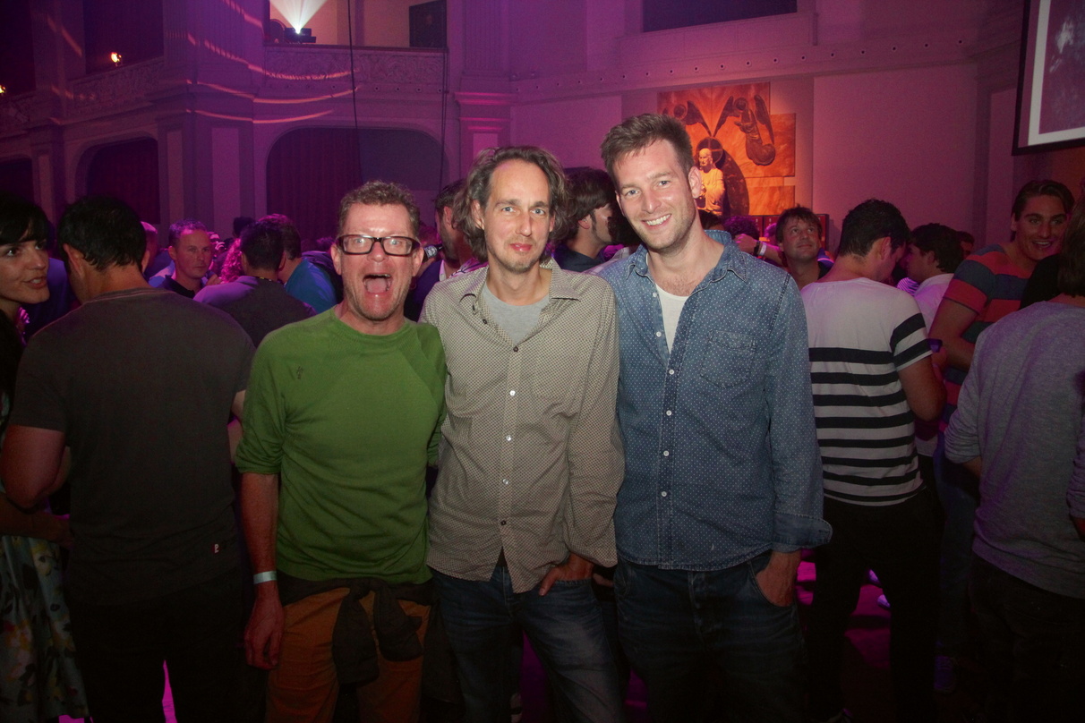 Zeigten sich zufrieden mit dem 18. ADE (von links): Berater Gary Smith, General Manager Richard Zijlma und Marketingmanager Remko Gorter beim ADE Bash