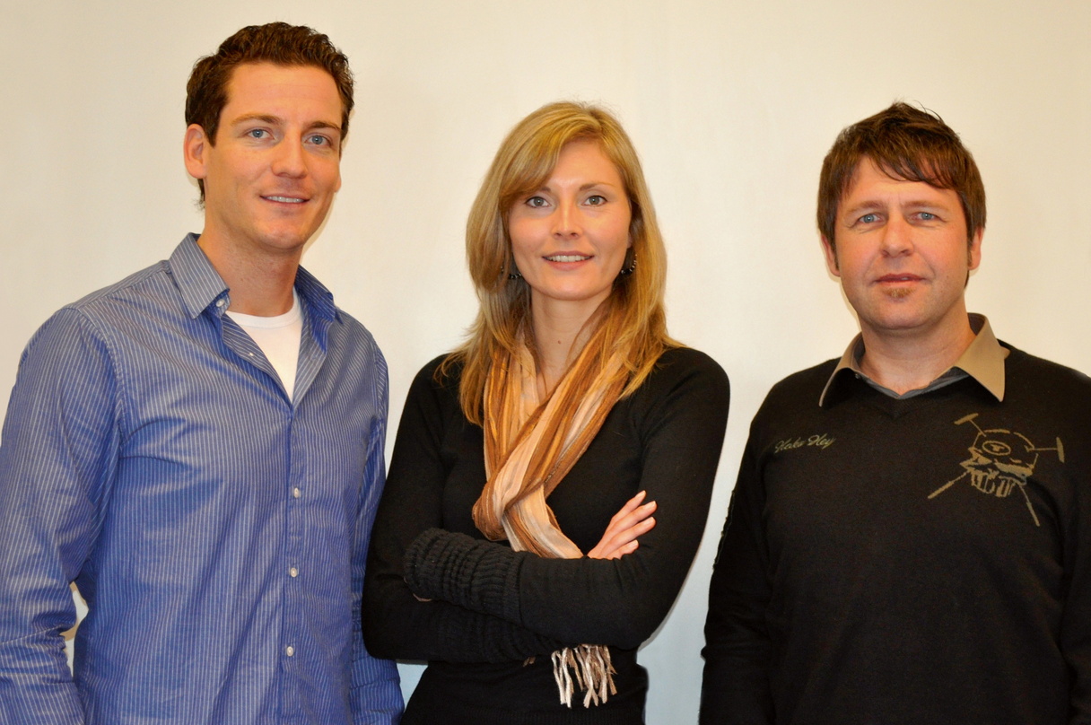 Von Ratingen aus für Ticketscript in Deutschland aktiv:
Frank Büscher (l.), Nadine Warnsing und Johannes Mertmann