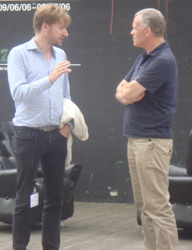 Diskutierten auf dem Future Music Camp: Tim Renner (l., Motor Entertainment) und Hubert Wandjo