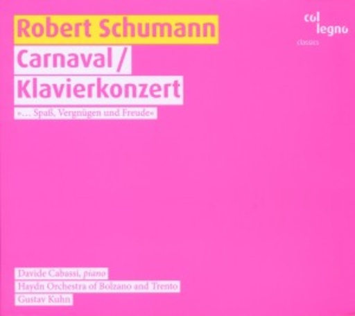 Davide Cabassi/Haydn Orchester von Bozen und Trier – Carnaval/Klavierkonzert