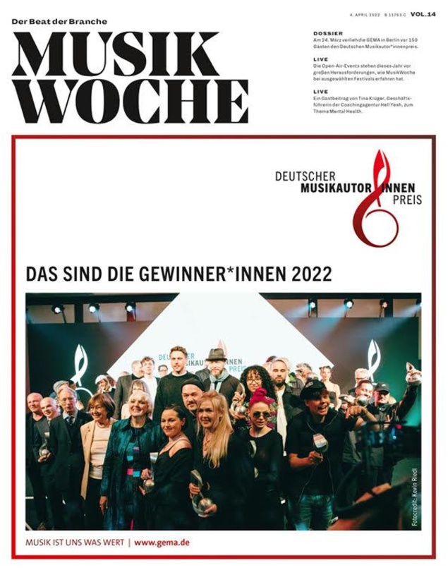 Die E-Paper-Ausgabe von MusikWoche Vol. 14 2022