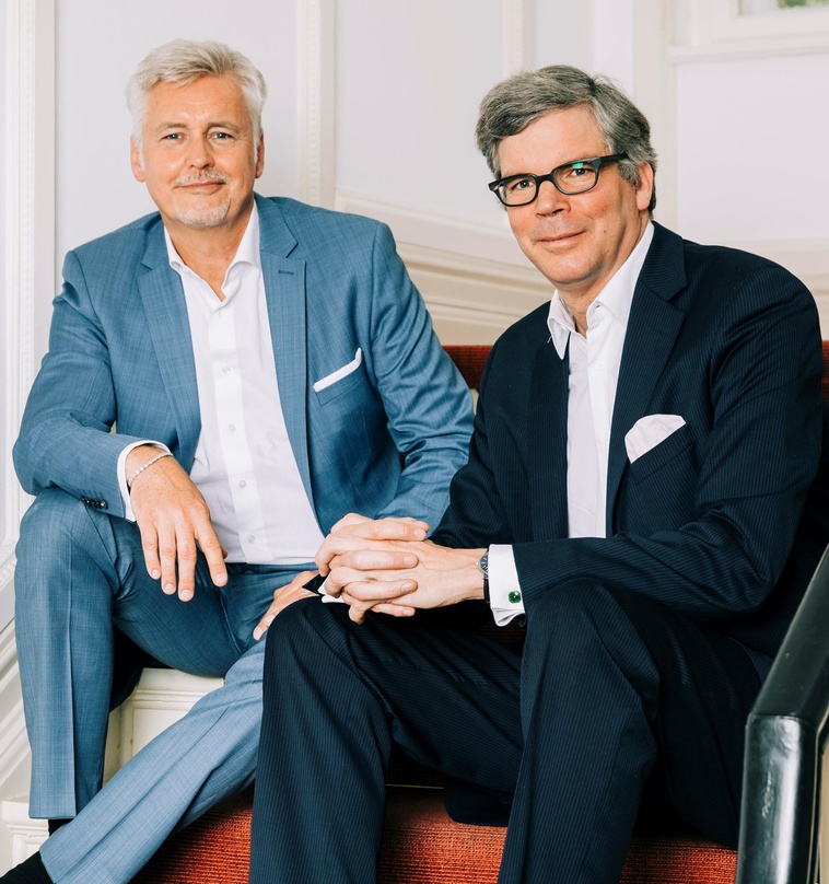 Reagieren auf eine Online-Petition: Guido Evers (links) und Tilo Gerlach von der GVL