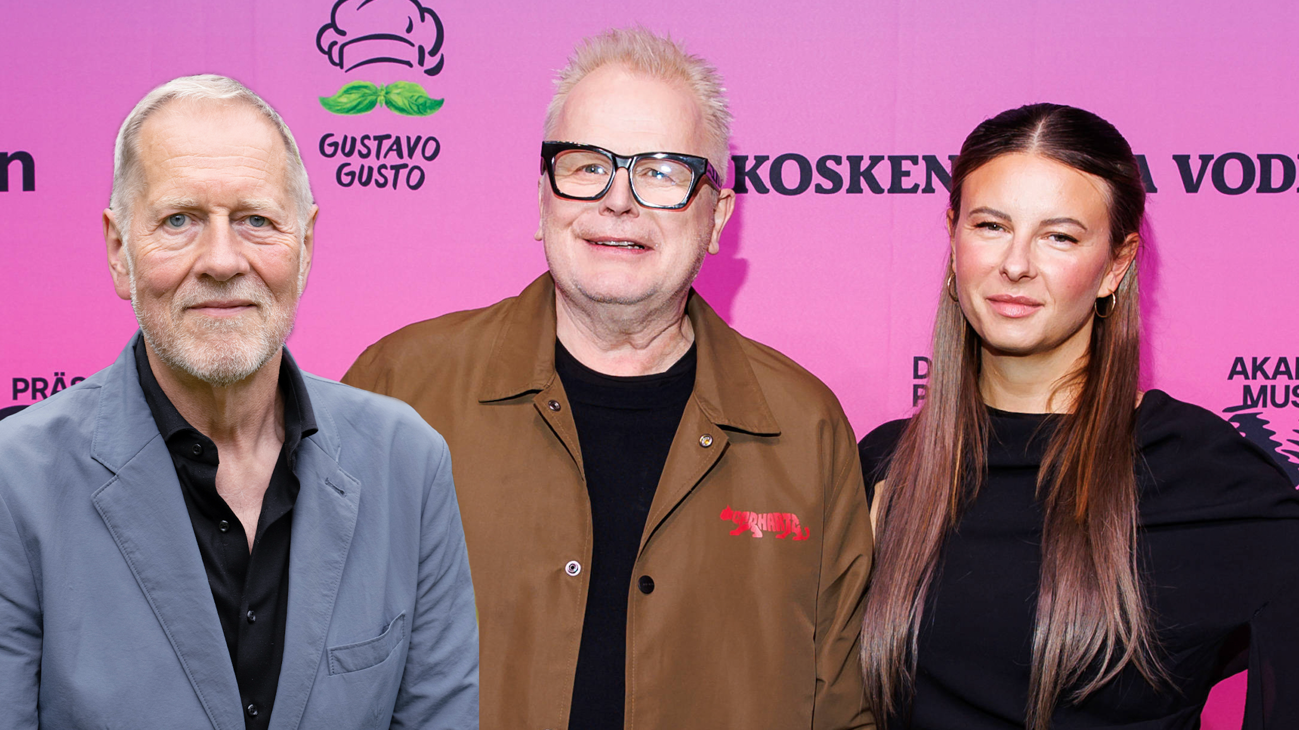 Sprachen mit MusikWoche über die aktuellen Pläne mit dem Polyton und die mittelfristigen Ziele für die Akademie für Populäre Musik (von links): Dieter Gorny, Herbert Grönemeyer und Balbina.