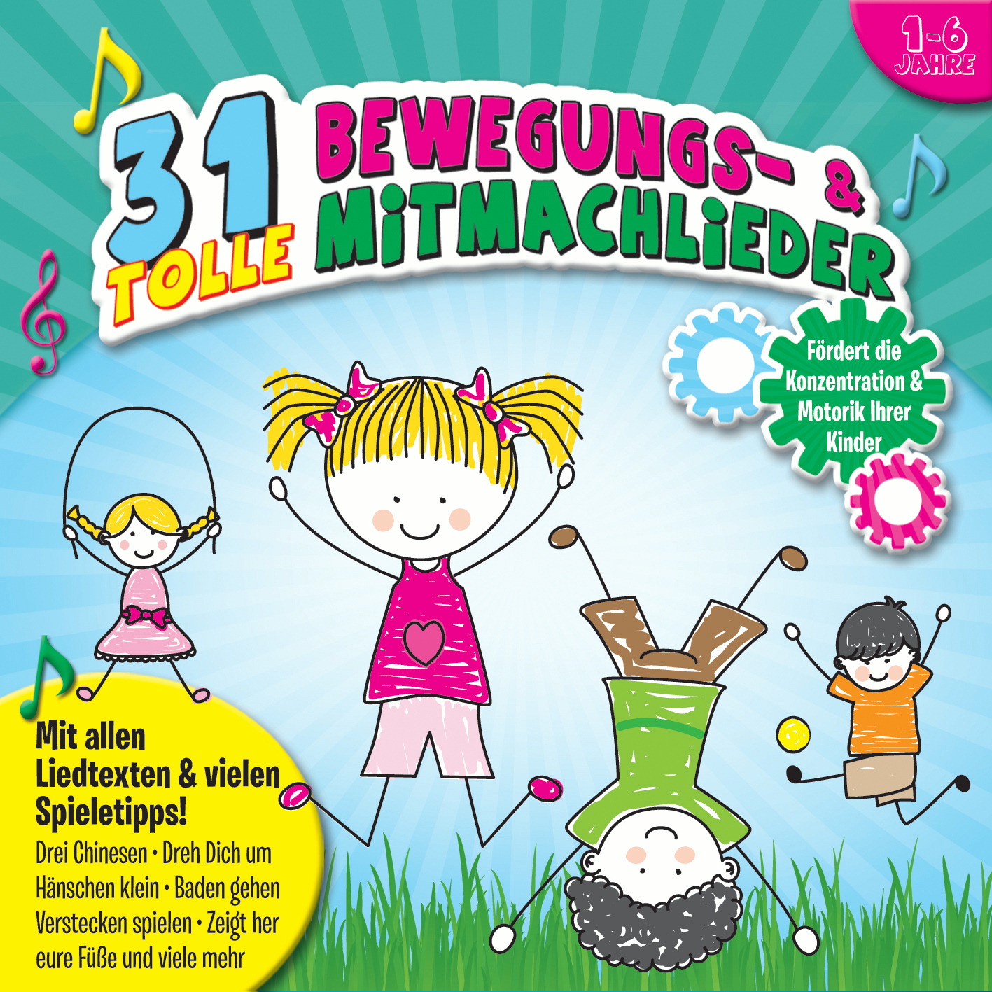 Diverse – 31 tolle Bewegungs- & Mitmachlieder