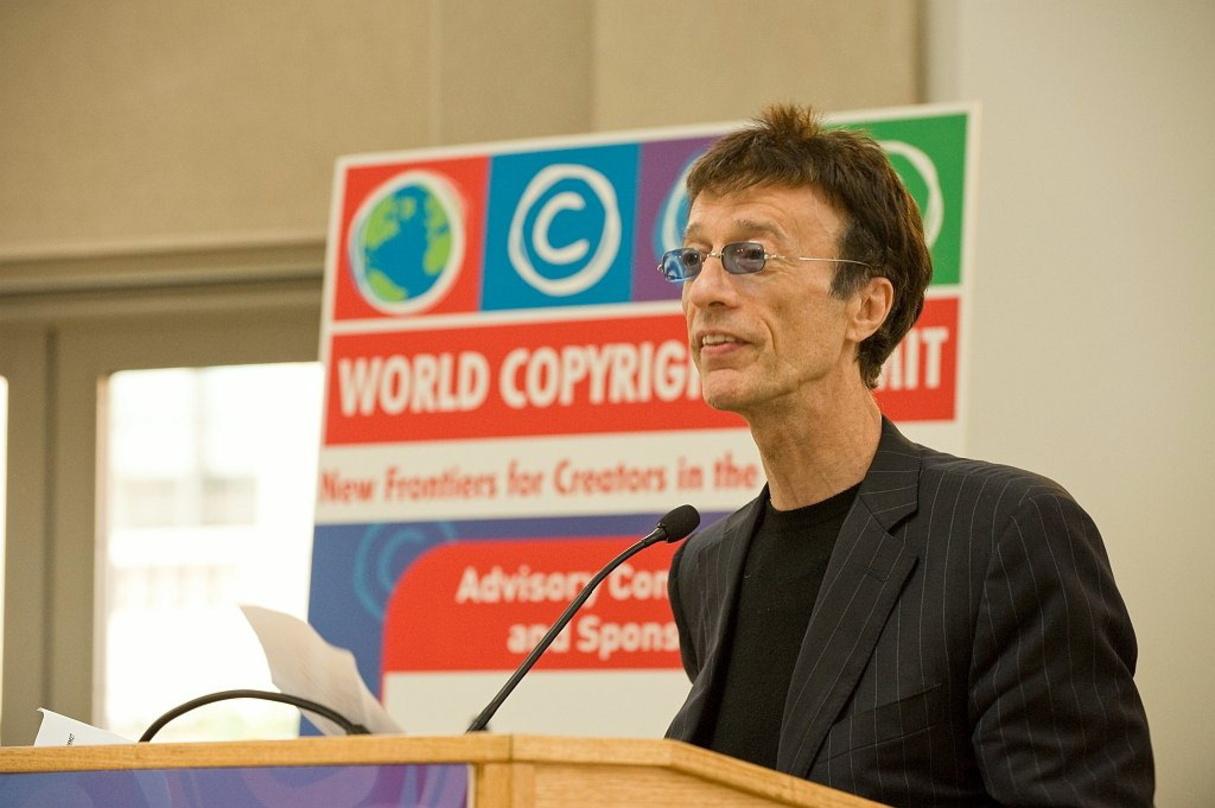 Fordert eine faire Entlohnung der Kreativen: Robin Gibb, hier noch beim CISAC-Gipfel 2009