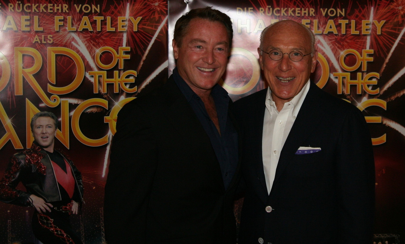 Holen "Lord Of The Dance nach Deutschland zurück: Marek Lieberberg (l.) und Michael Flatley