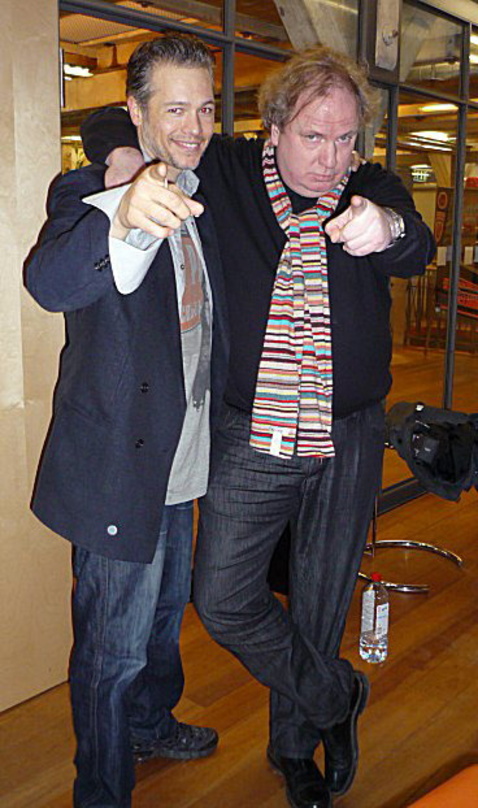 Neue Partner: Dante Thomas (l.) und Norbert Masch (Geschäftsführer Warner/Chappell Music)