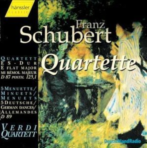 Verdi Quartett – Quartett D 87 op. posth. 125,1/Menuett D 86 D-Dur