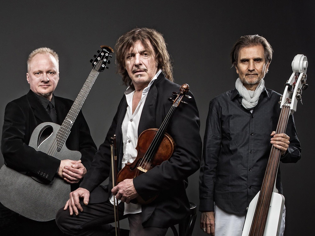 Bilden das Trio farfarello (von links): Ulli Brand, Mani Neumann und Urs Fuchs