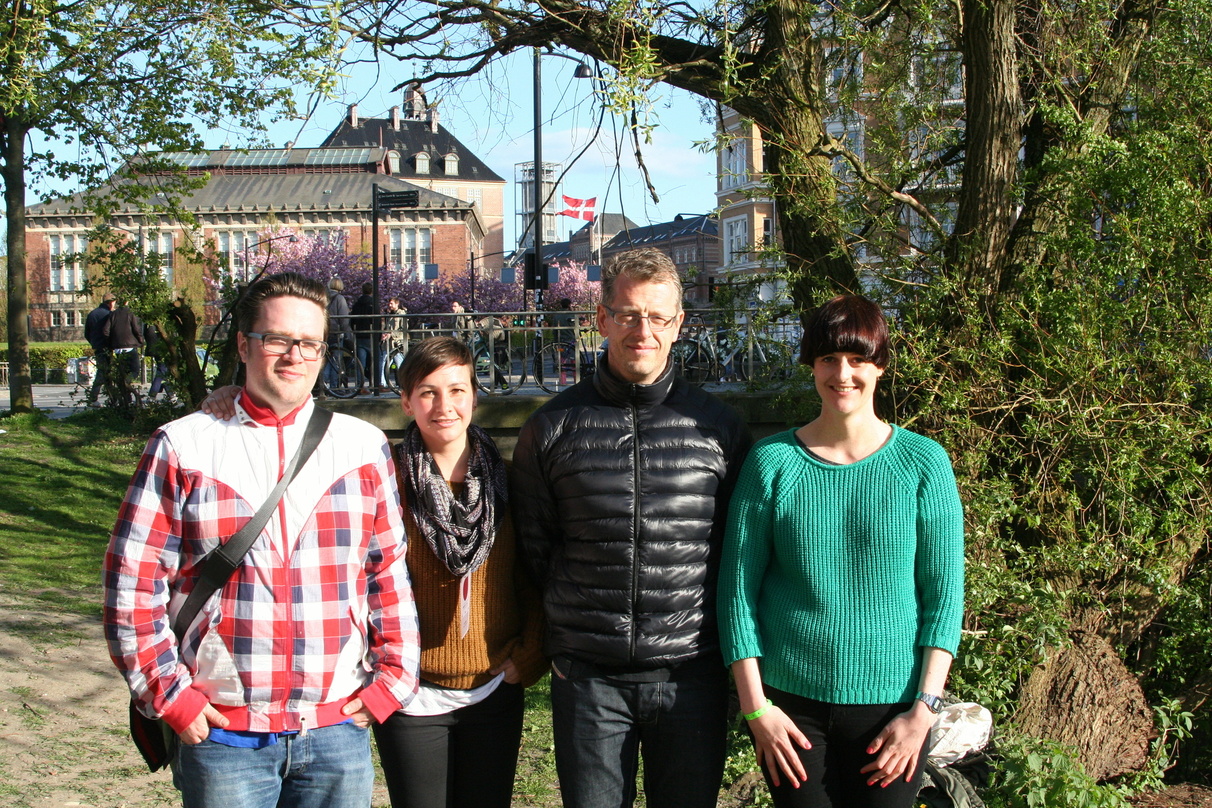 Bauen deutsch-dänische Brücken: Jan Clausen, Anne Riedel (beide QueenAboutMusic), Thomas Rohde (Music Export Denmark) und Kathy Twinem (QueenABoutMusic)
