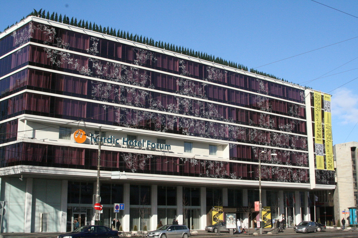 Wieder das Tagungshotel der Tallinn Music Week: das Nordic Hotel Forum