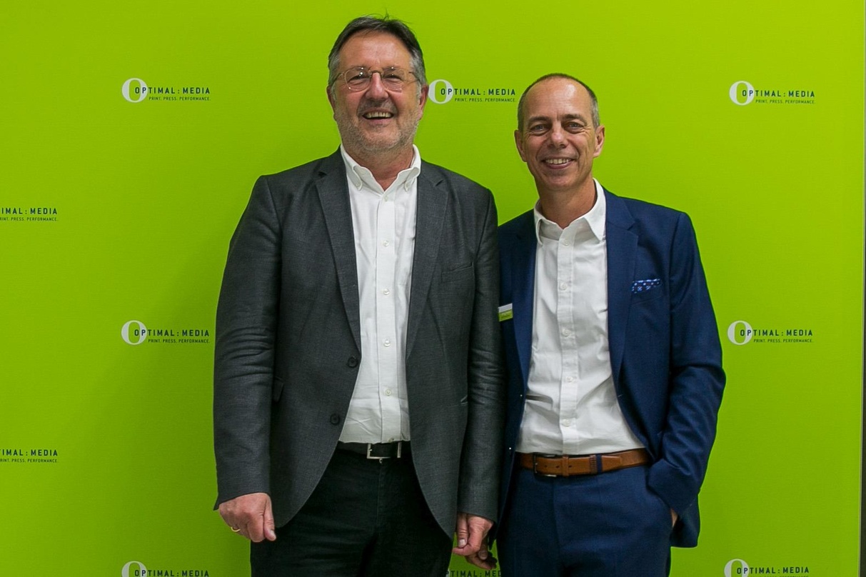 Mit dabei in Röbel/M. (von links): Rainer Moritz (Leiter Literaturhaus Hamburg) und Jörg Hahn (Geschäftsführer optimal media)
