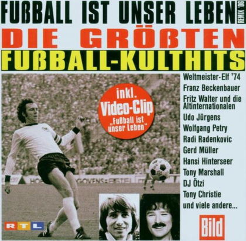 Vergoldet: "Fussball ist unser Leben"