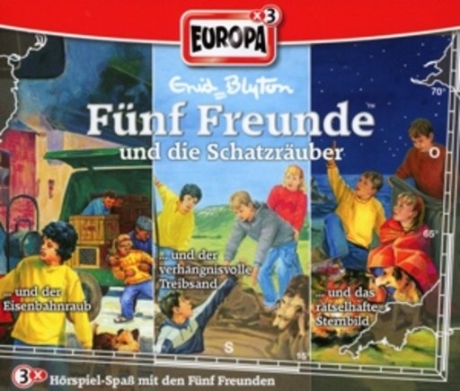 Fünf Freunde – Die 22. Fünf Freunde Box - Fünf Freunde und die Schatzräuber