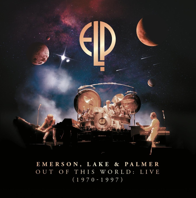 Enthält fünf der größten und wichtigsten Konzerte von ELP: das Boxset "Out Of This World: Live (1970-1997)"