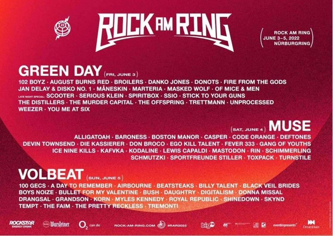 Bietet zum Neustart ein neues Design: der Außenauftritt von Rock am Ring
