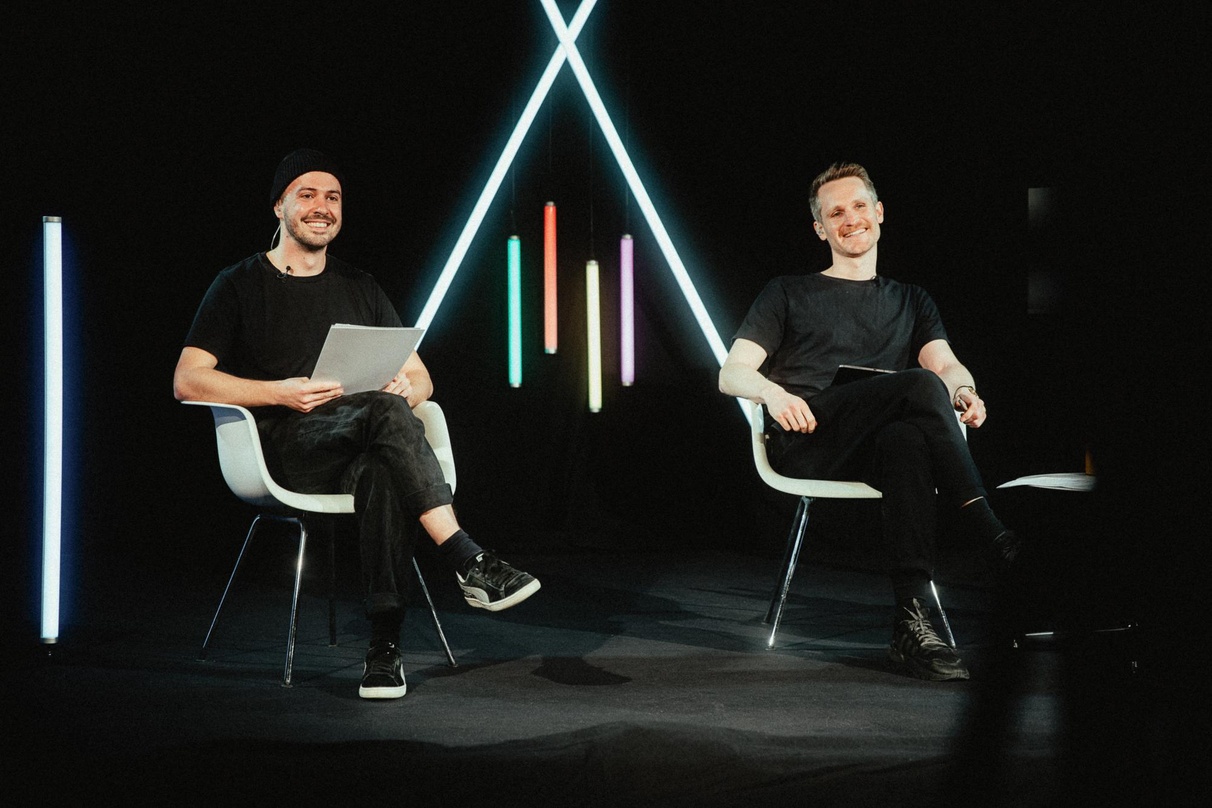 Moderierten das Future Music Camp: David Stammer (links) und Steffen Geldner