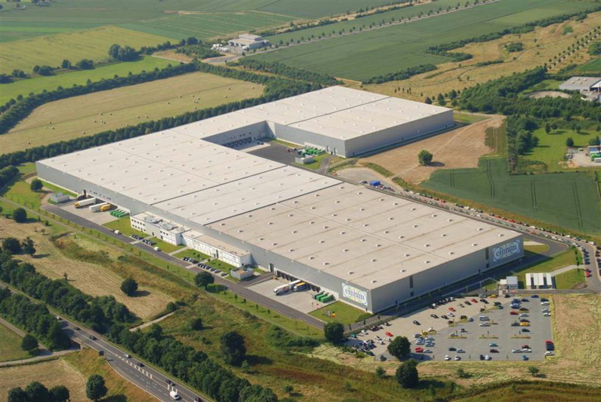 Hier lässt Warner Music weiter CDs fertigen: Das Cinram-Werk in Alsdorf