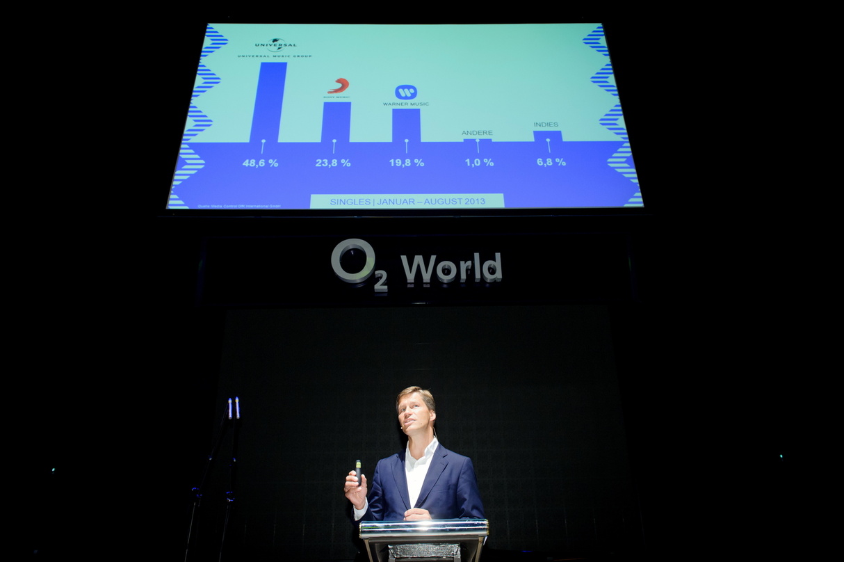 Eröffnete die Universal-Vertriebstagung in der O2 World in Berlin: Frank Briegmann