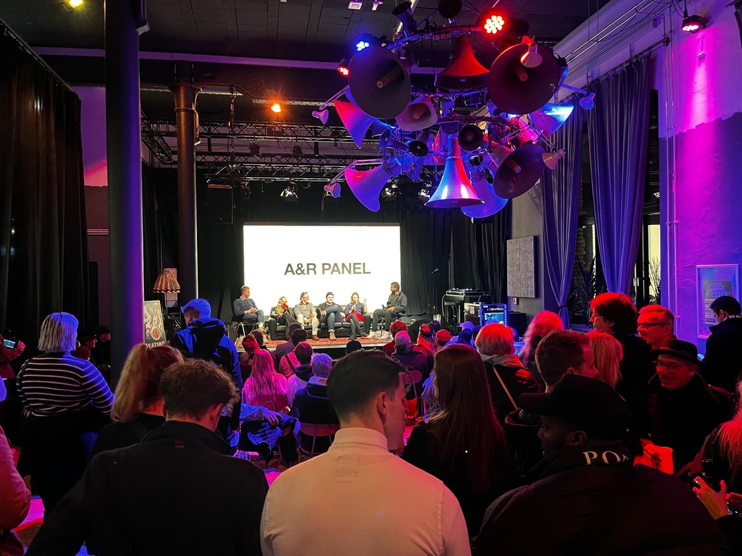 Volle Hütte bei We Create Music: das A&R-Panel im House Of Music