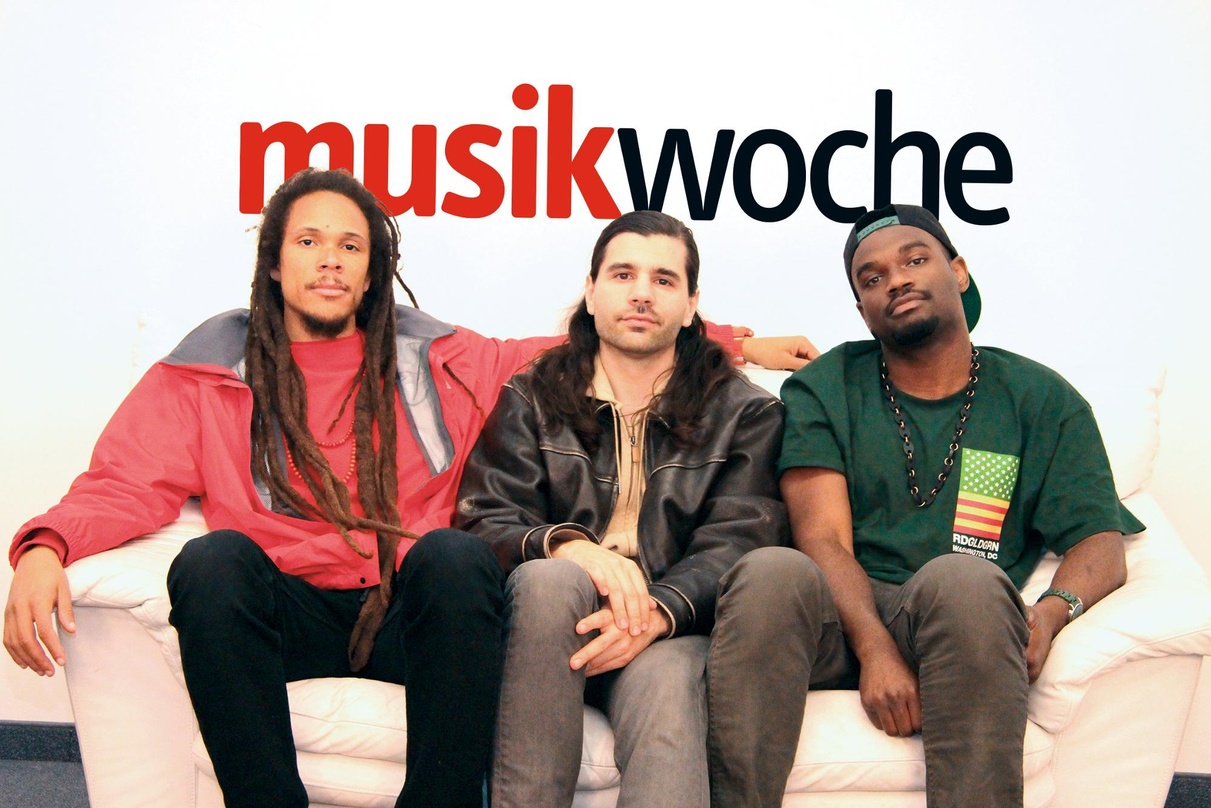 RDGLDGRN auf der Musikwoche- Couch (von links): Marcus Parham, Andrei Busuioceanu und Pierre Desrosiers